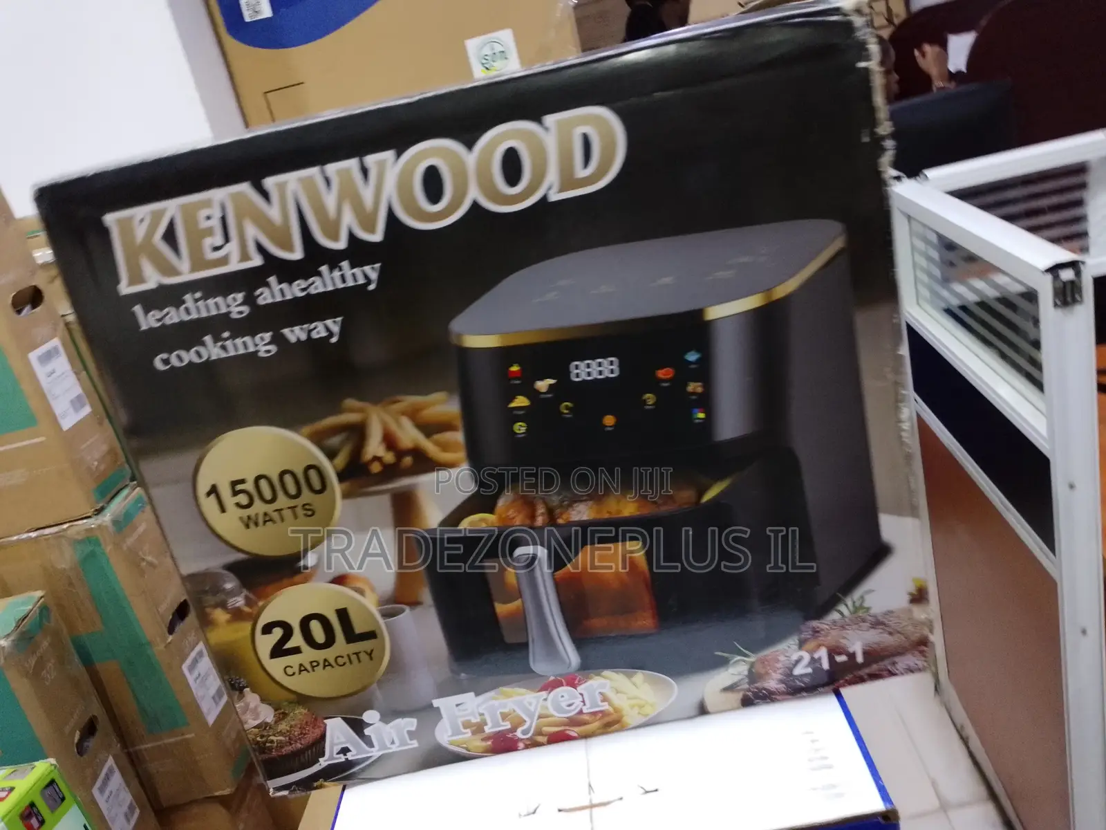 Generous Capacity Kenwood Air Fryer 20L 15000W