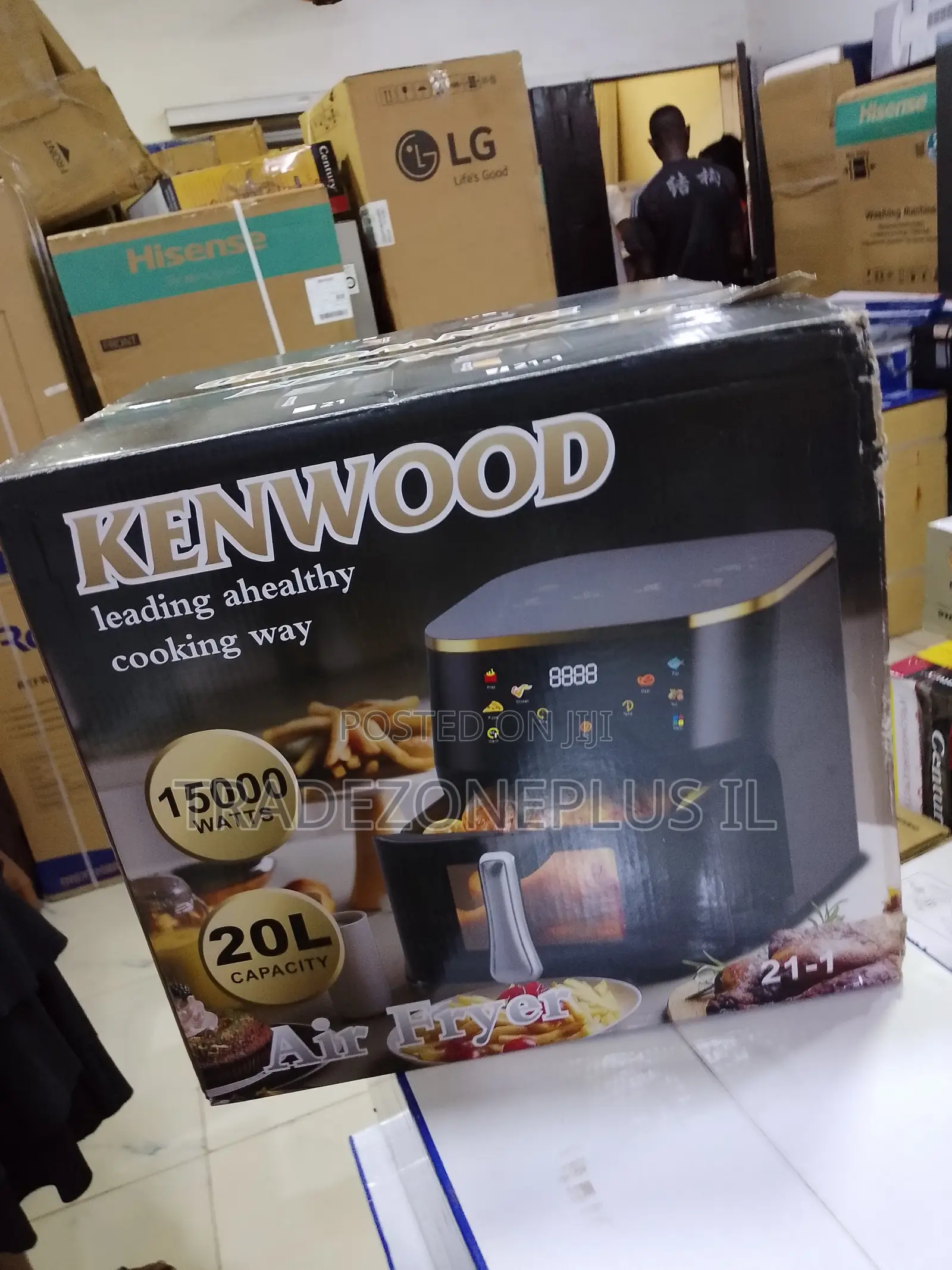 Generous Capacity Kenwood Air Fryer 20L 15000W
