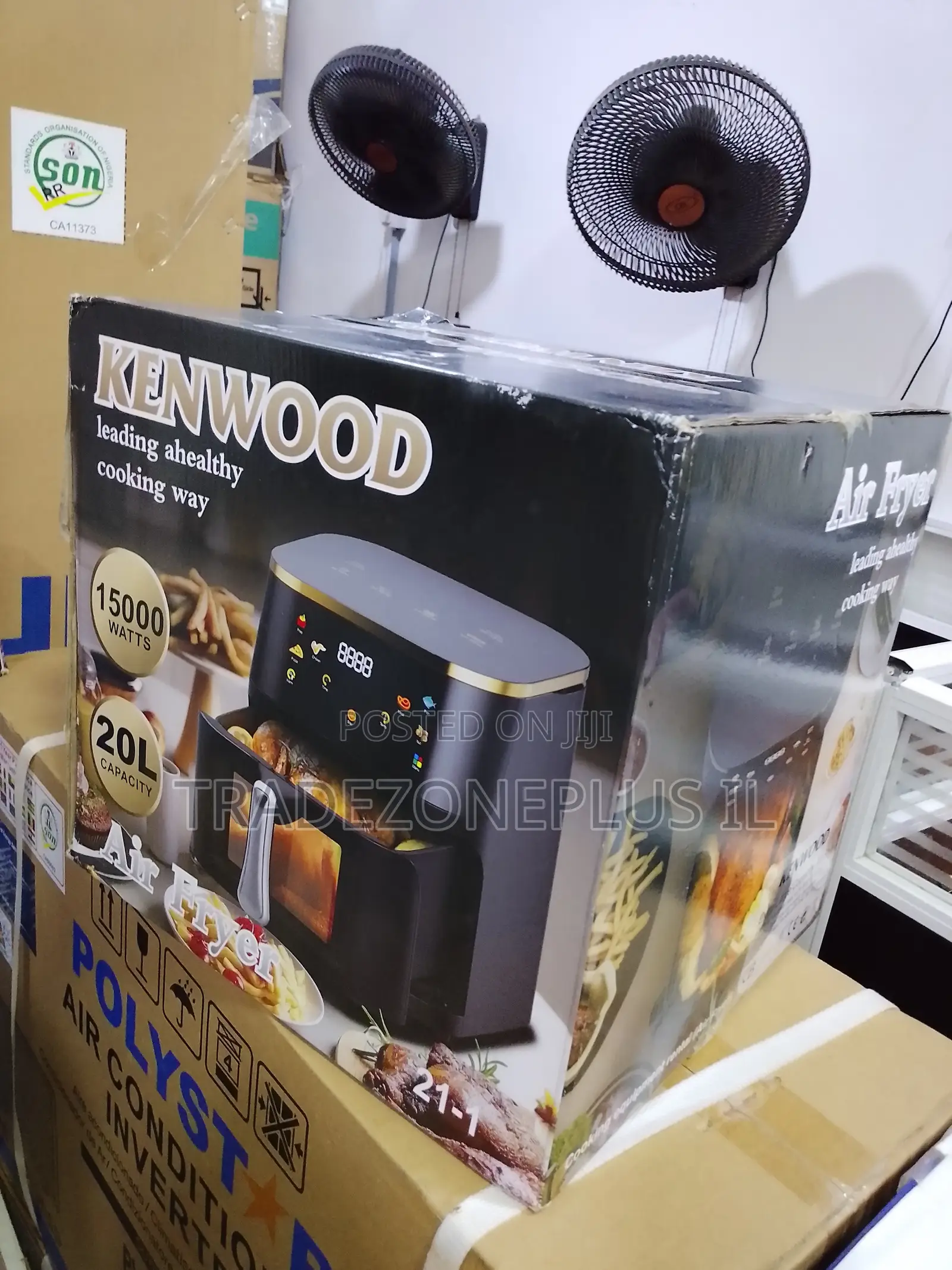 Spacious Cooking Solution Kenwood Air Fryer 15000W 20L