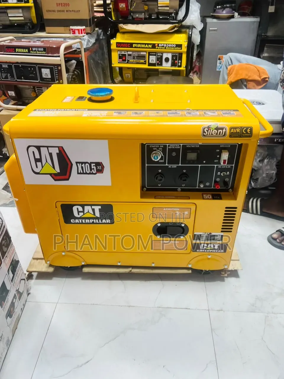Brand New Super Quality CAT 10/10.5kva Diesel Soundproof Generator Set