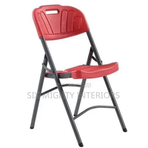Foldable Mobile Plastic Chair (Heavy Duty)