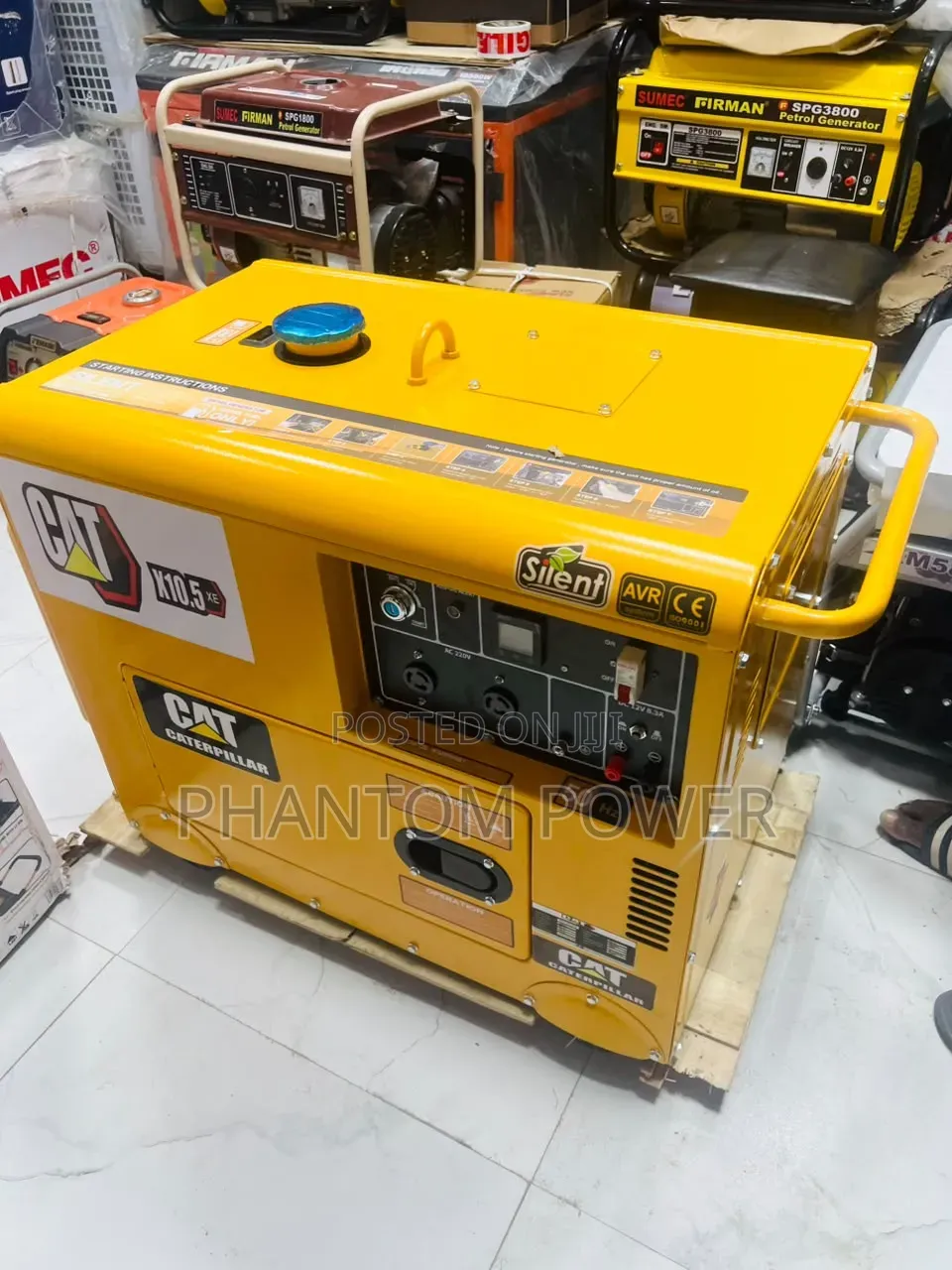 CAT X10.5 10kva Diesel Soundproof Generator Set [Caterpillar Product]
