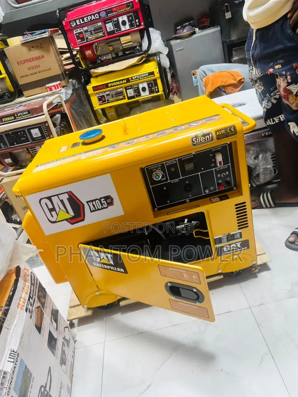 CAT 10kva Diesel Aircool Soundproof Generator 《{100% Copper Coil}》