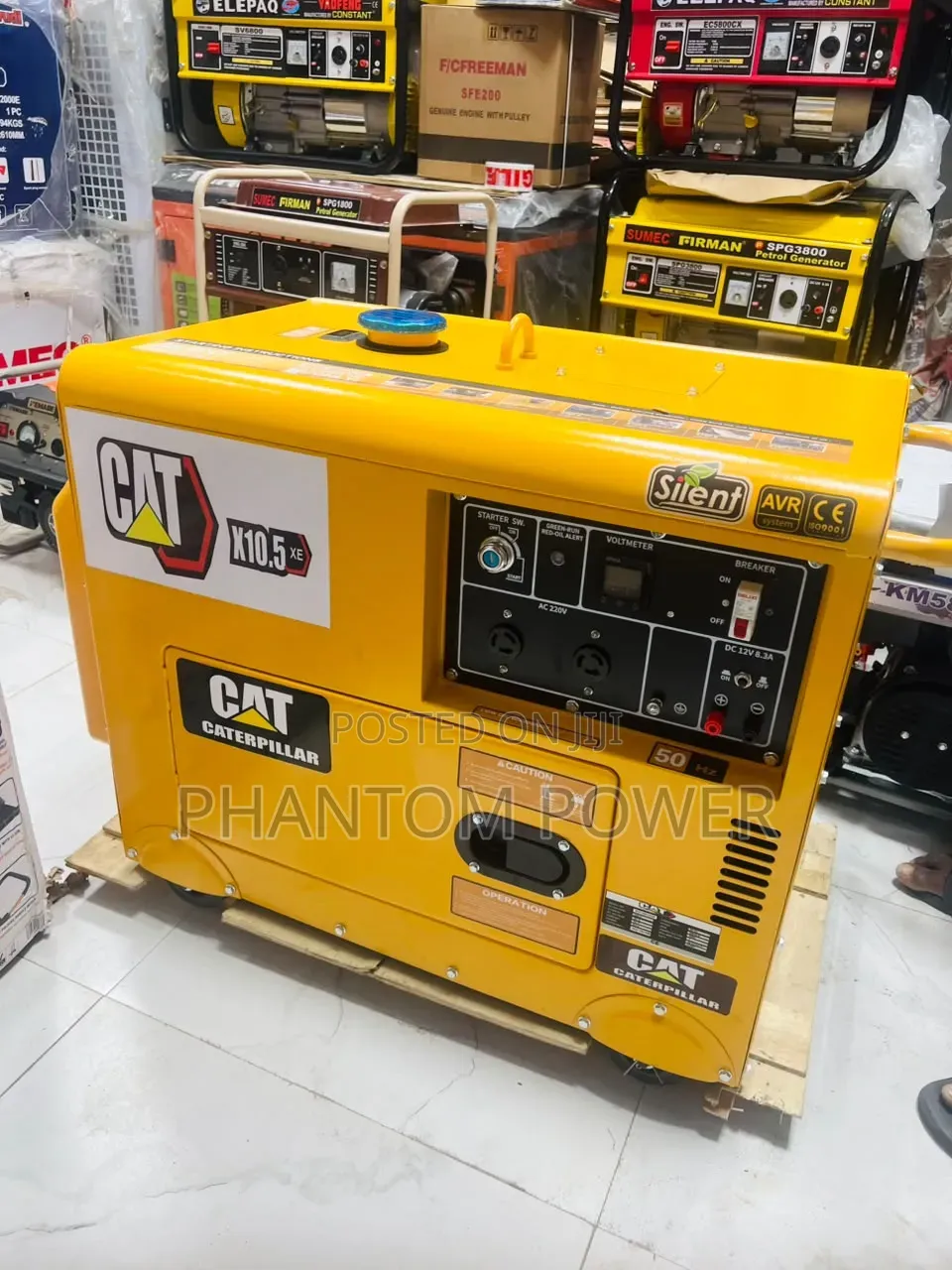 Brand New 100% Copper CAT Mantrac Diesel Copper Soundproof Generator ¤