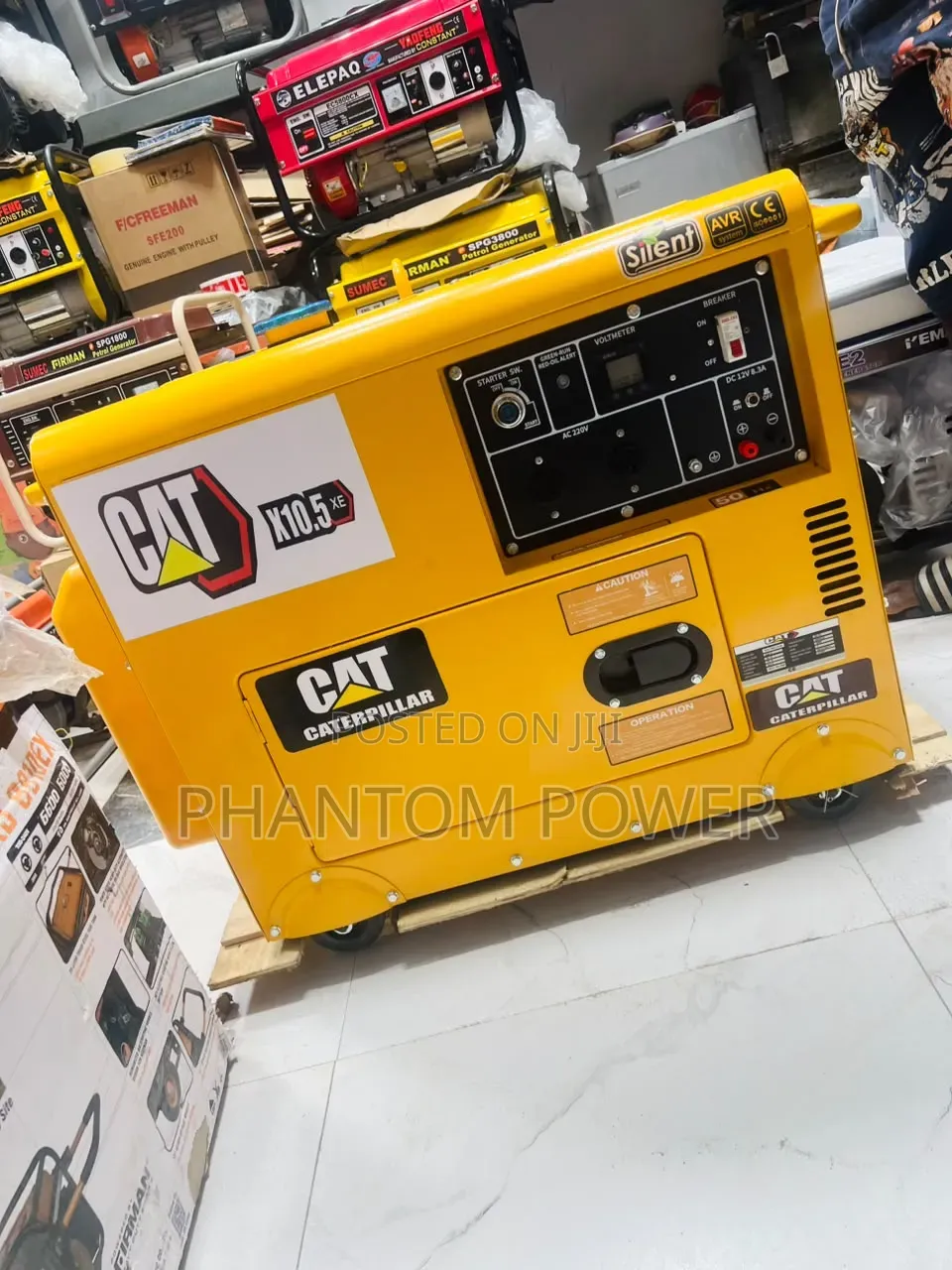 CAT 10kva Soundproof Generator With 1 Year Warranty [Diesel Engine]