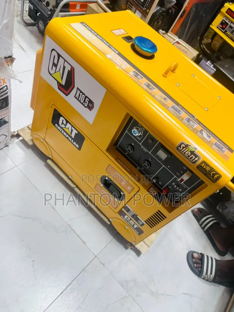 CAT 10/10.5kva Diesel Generator With Standard 100% Copper Wire Coil •
