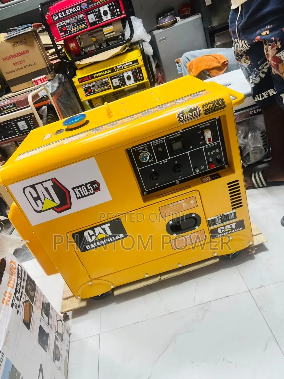 High Quality & Fine Design CAT 10kva Diesel Engine Copper Generator