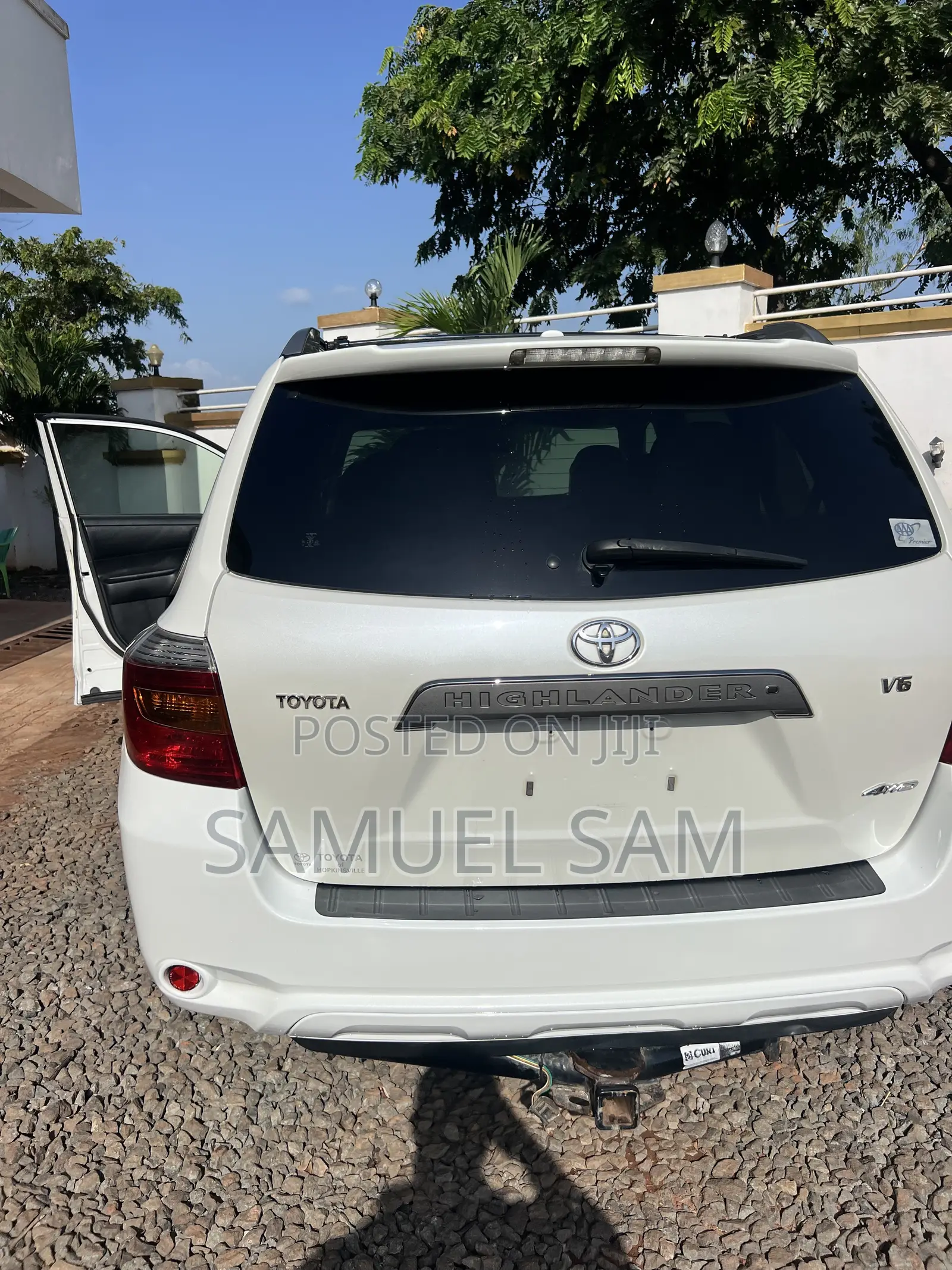Toyota Highlander Sport 2009 White