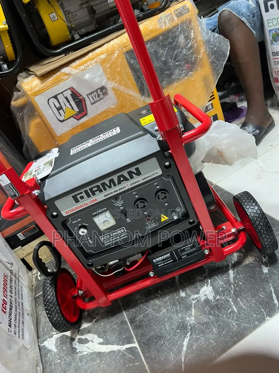 Original Firman ECO4990ES 5.5kva Petrol Generator With Engrave on Tank