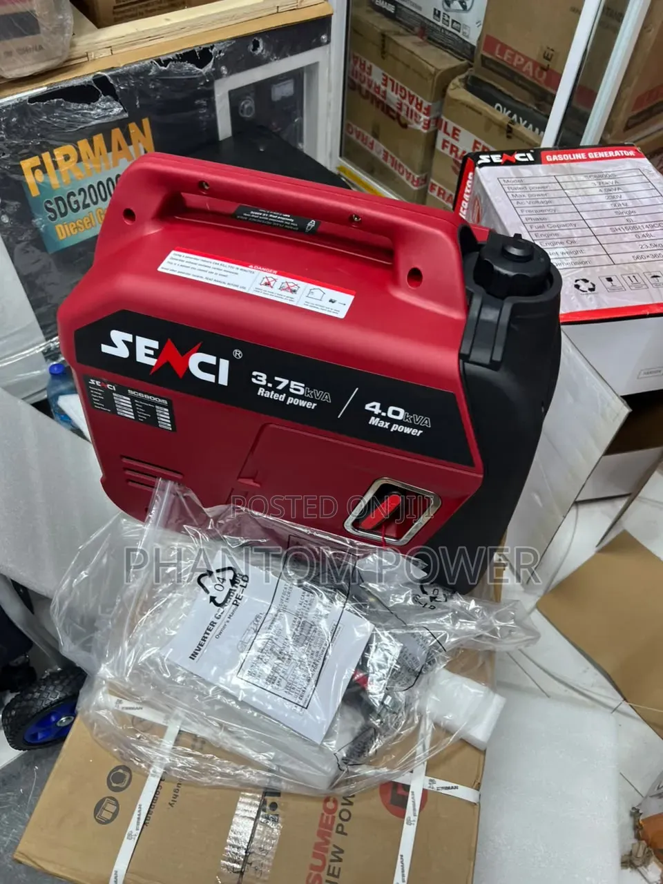 Quality SC6800iES Senci 4kva Inverter Generator [5L Lasts 15hours]