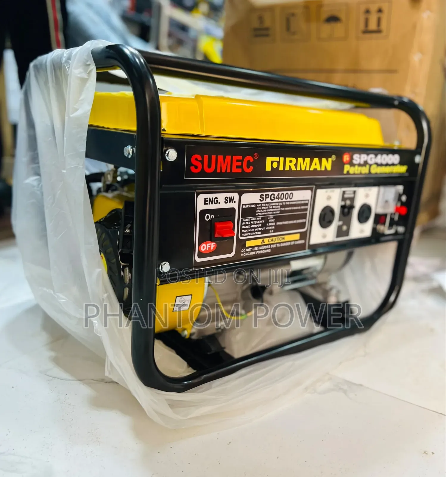 New Firman SPG4000 4.2kva Manual Start Petrol Generator With Carton