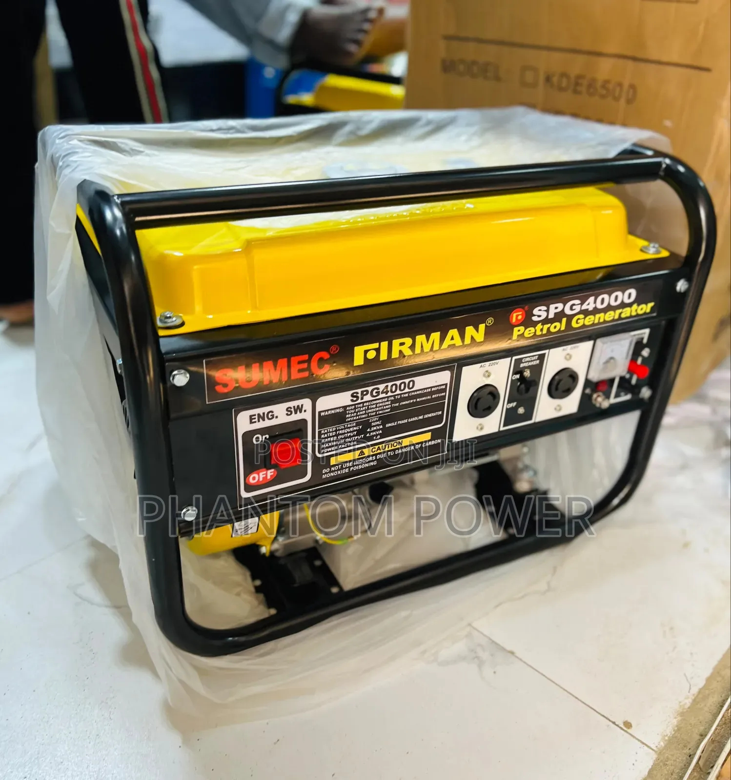Firman SPG4000 4.5kva Petrol Generator With Warranty {Can Power 1 AC}
