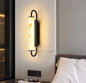 Luxury Modern Marble-Effect LED Wall Light