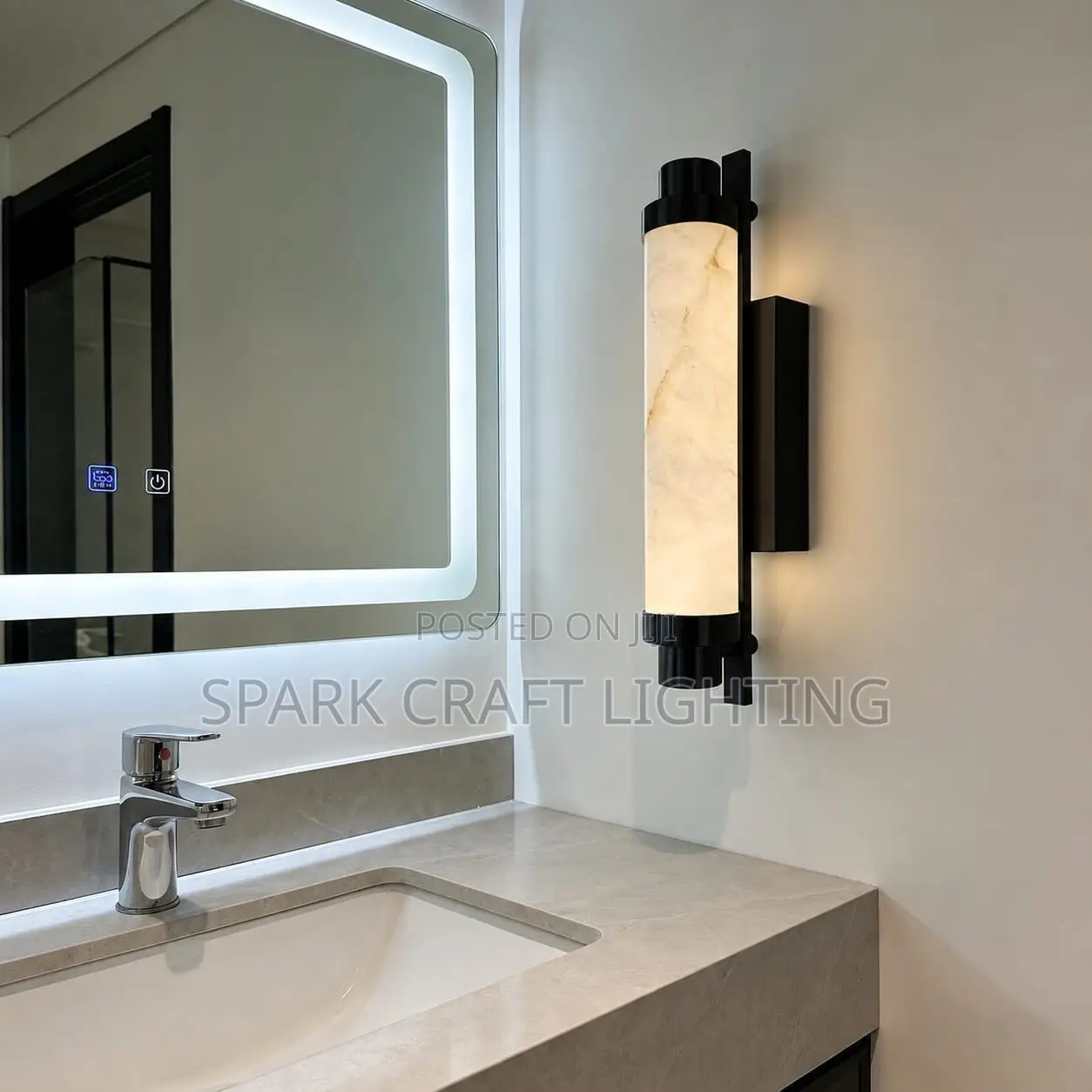 New Modern Marble-Effect LED Wall Light | Wall Lamps