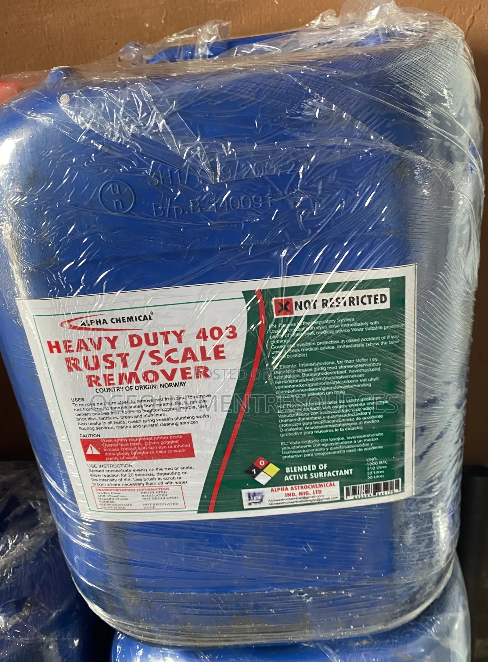 Duty 403 Rust/Scale Remover.