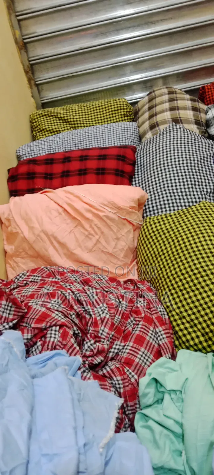 Check Shirt Materials for Sale