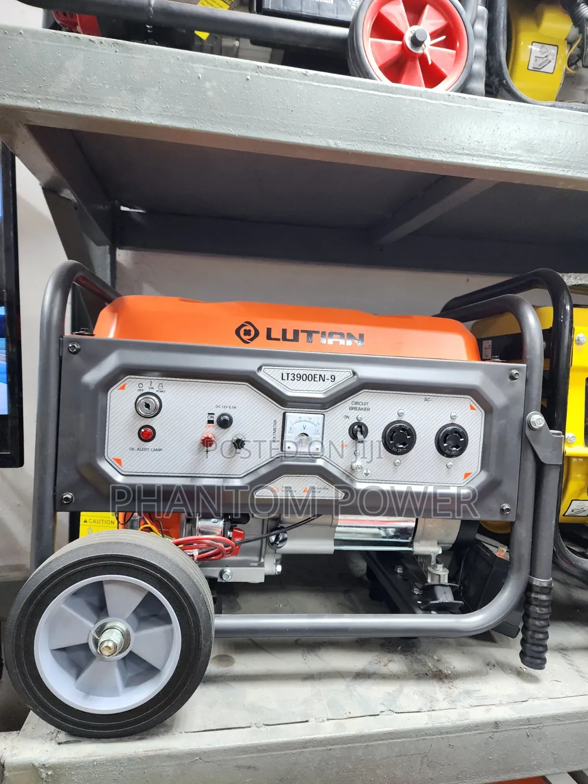 New Lutian 4.5kva Key Start Copper Petrol Generator [Made in Japan]