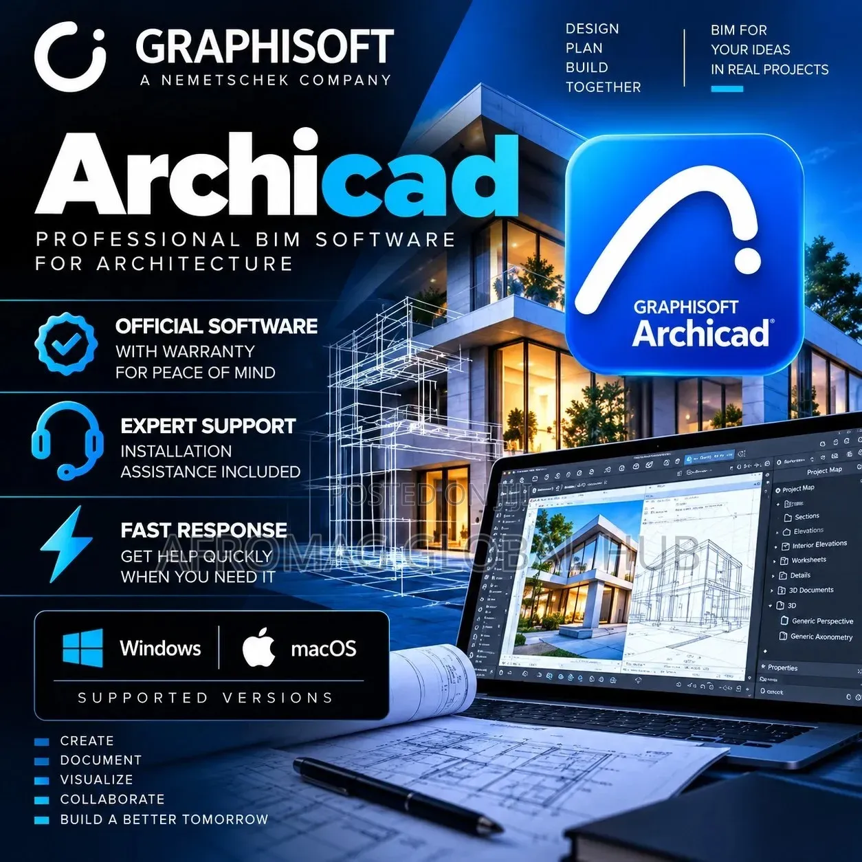 Archicad Edu 28|29 1 Year Win|MacOS