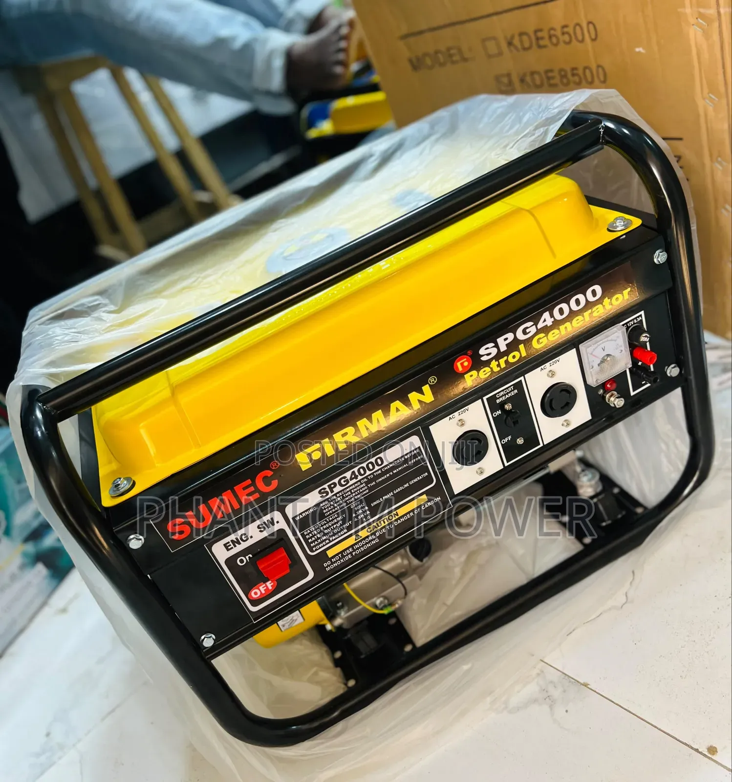 Portable SPG4000 Sumec Firman 4kva Petrol Generator {1 Year Warranty}
