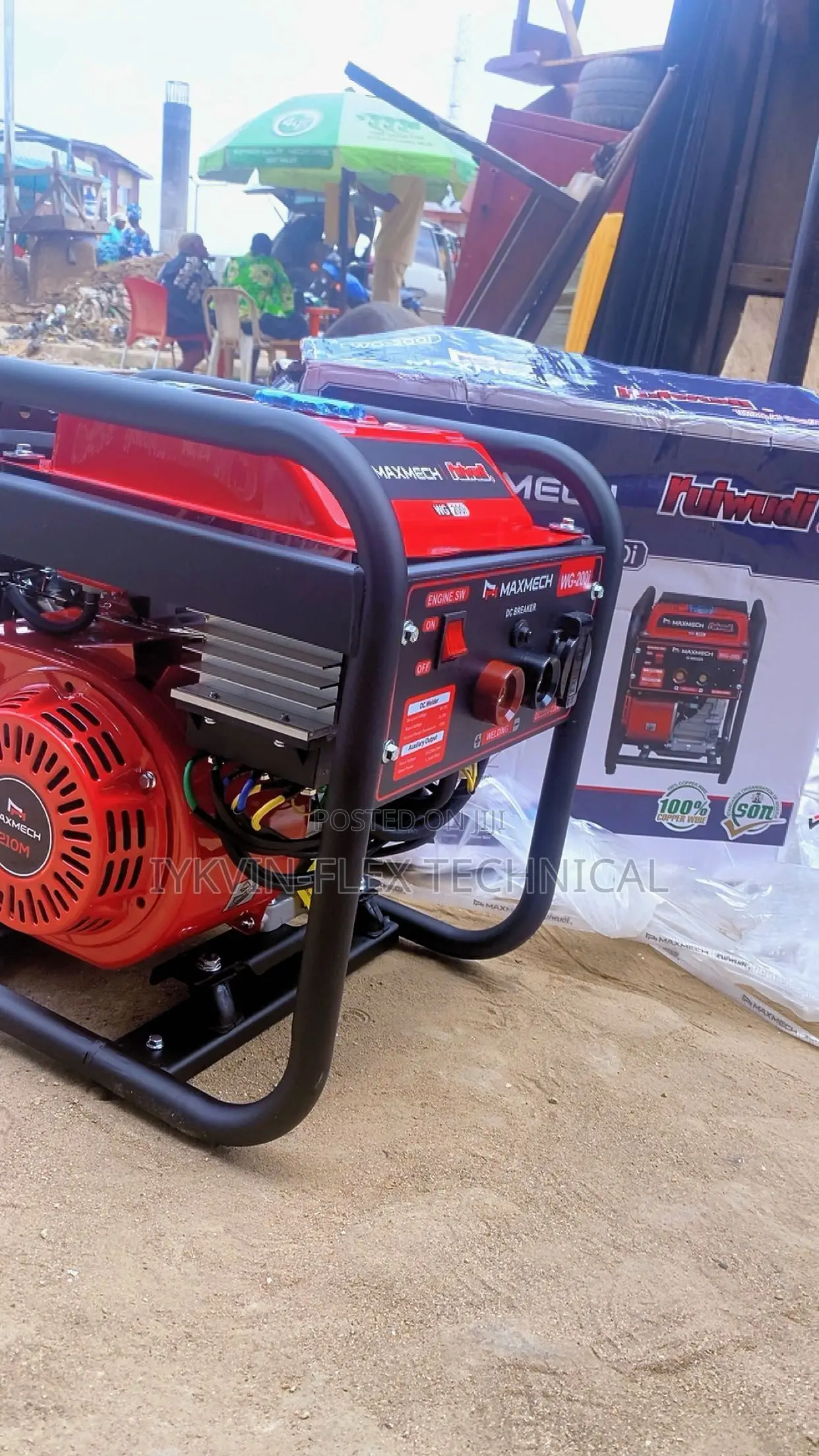 Maxmech 2-in-1 WG200! Start and Wed Generator