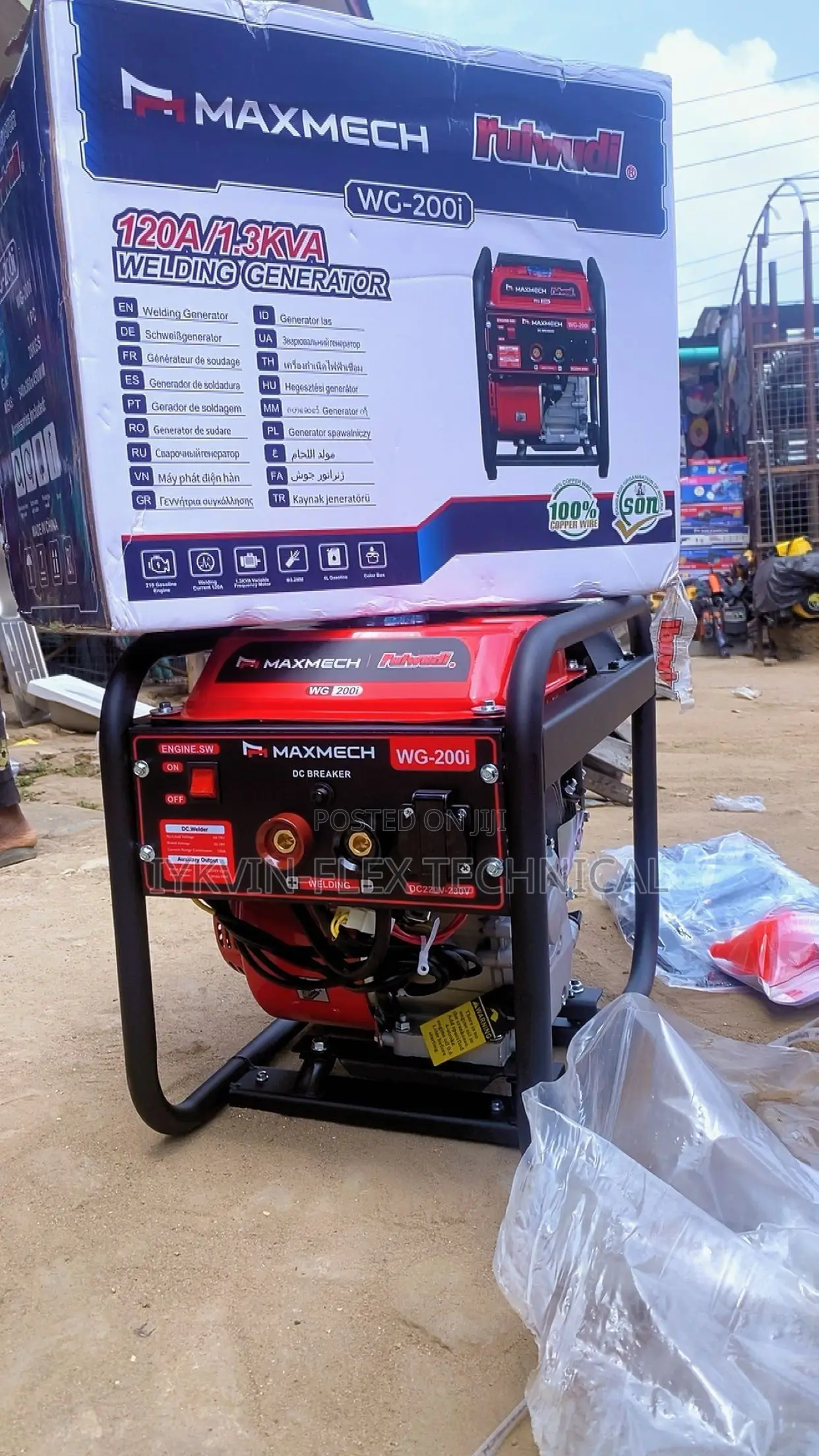 Maxmech 2-in-1 WG200! Start and Wed Generator