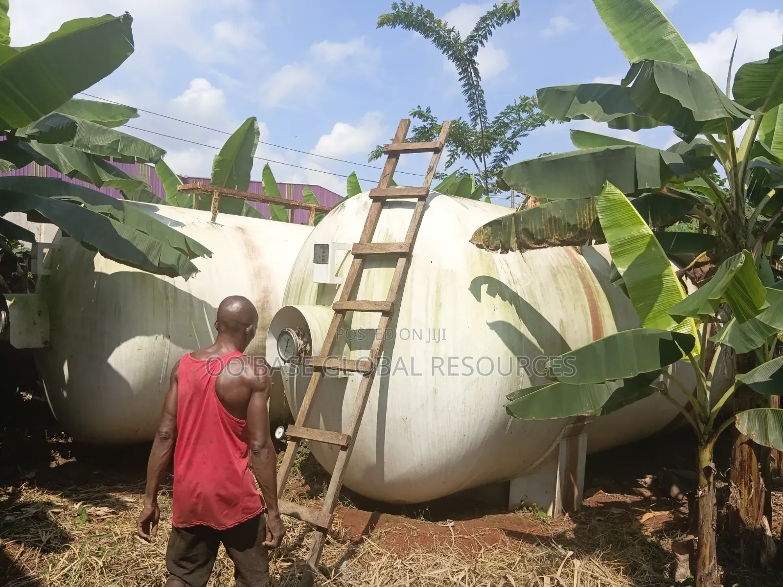 Foreign Used 9tonnes LPG Storage Tanks