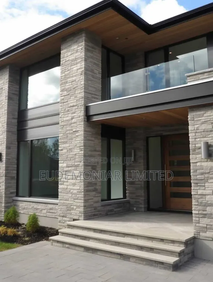 External Wall Stone Installation