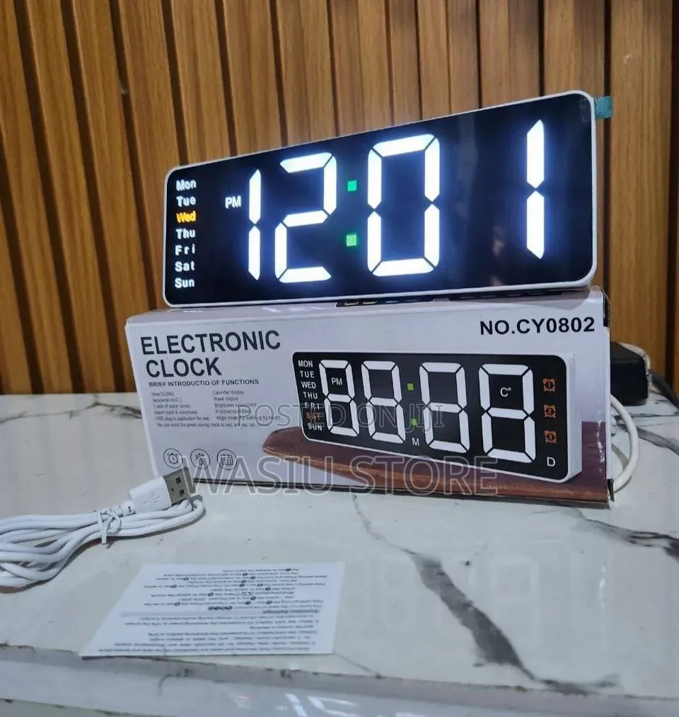 LED Digital Alarm Clock (Model CY0802)