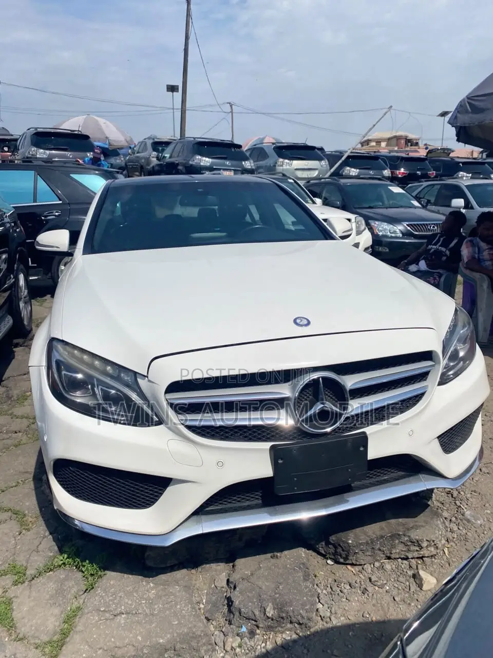 Mercedes-Benz C-Class C 400 4MATIC (C205) 2016 White