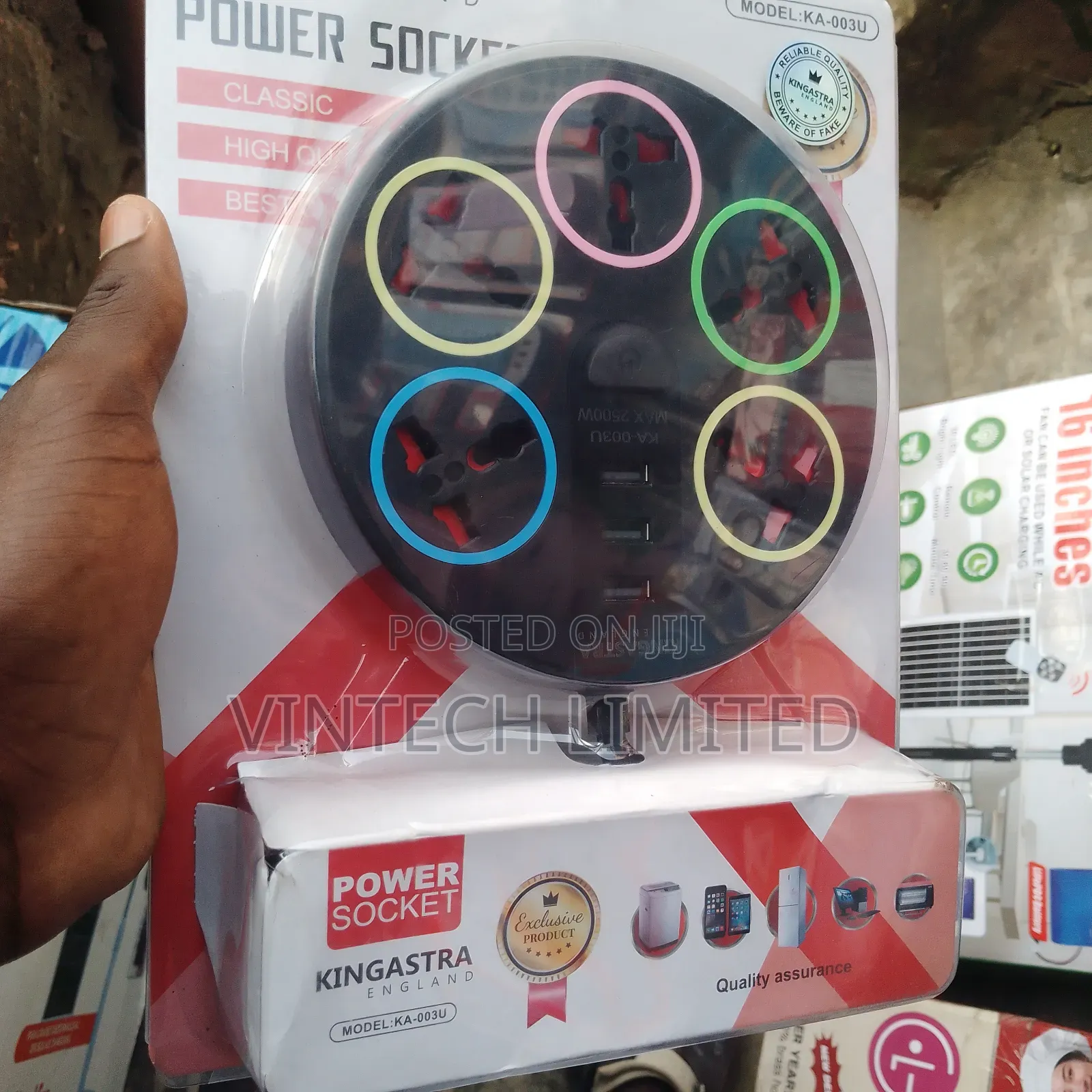 Portable Extension With USB Ports