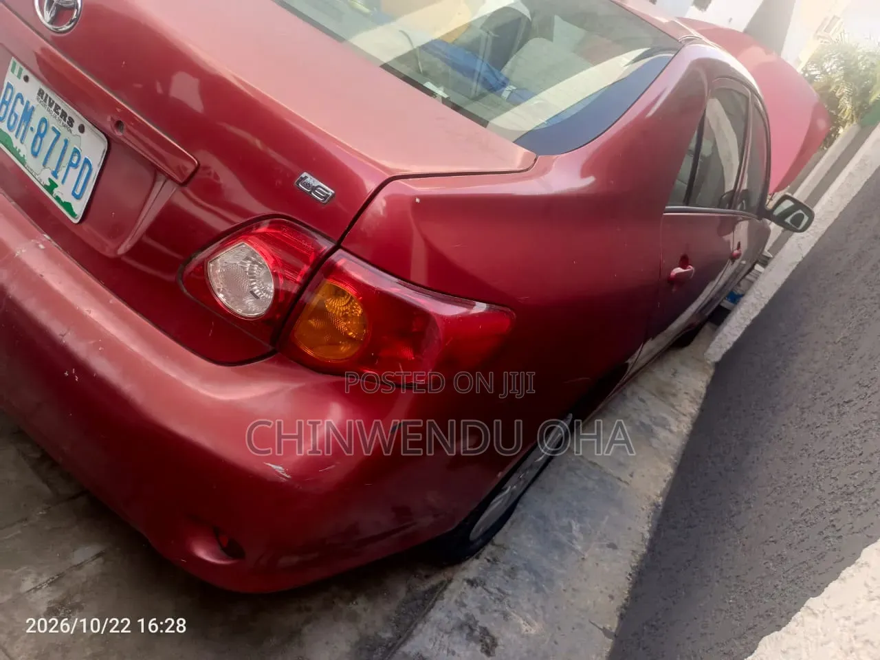 Toyota Corolla 2010 Red