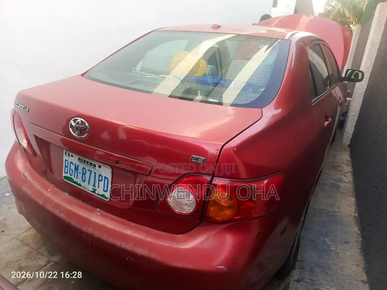Toyota Corolla 2010 Red
