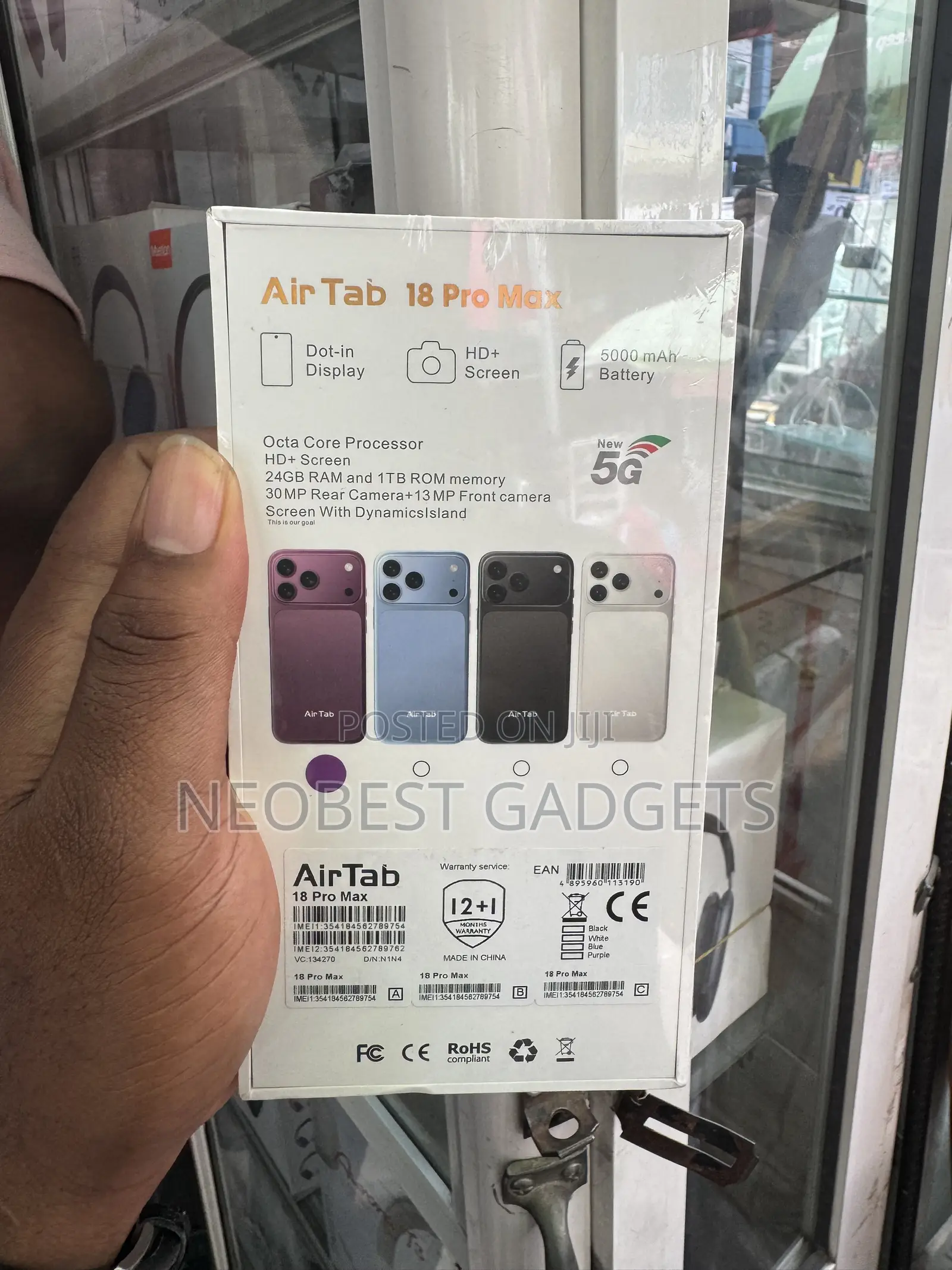 New AirTab 17 Pro Max 1 TB Purple
