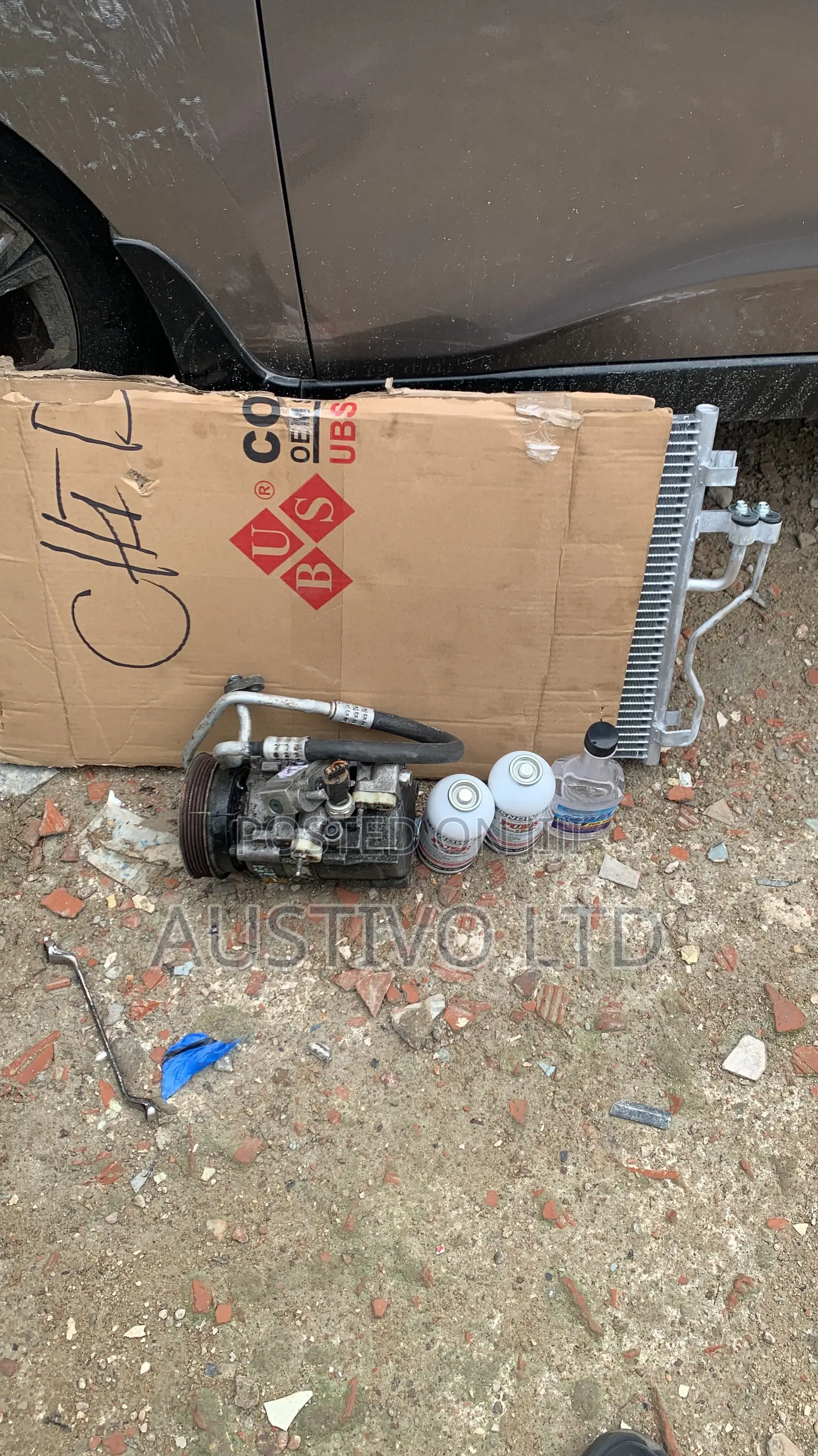 Sales and Installation of Car Air Conditioning Spare Parts