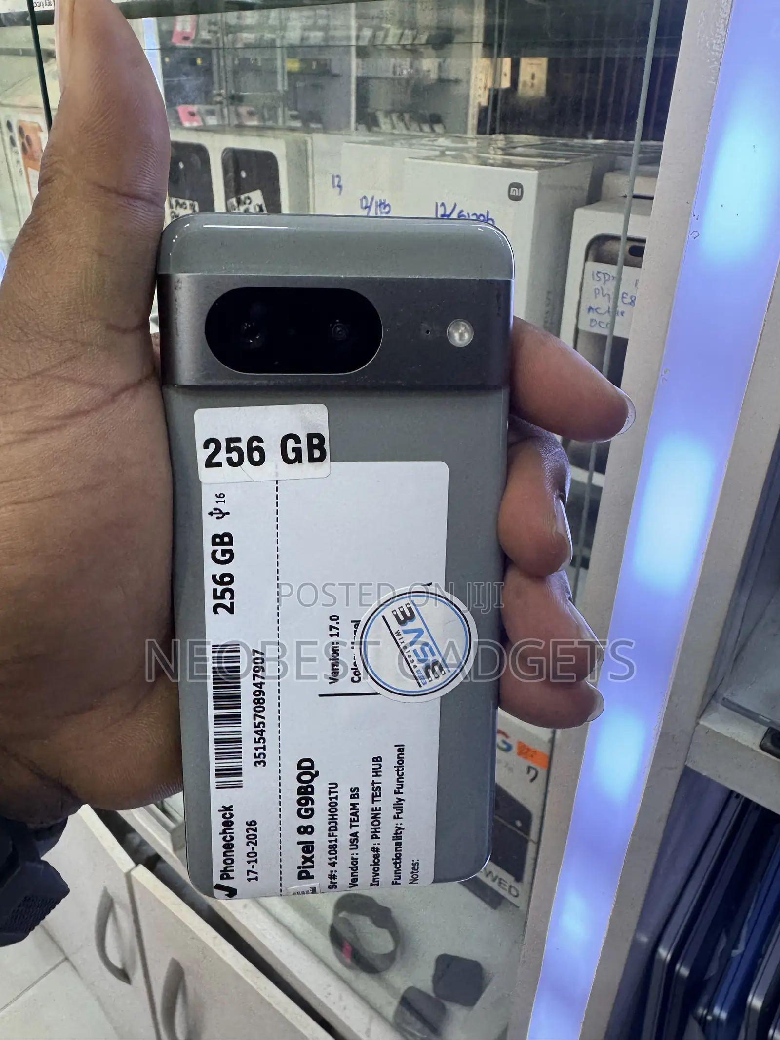Google Pixel 8 256 GB Gray