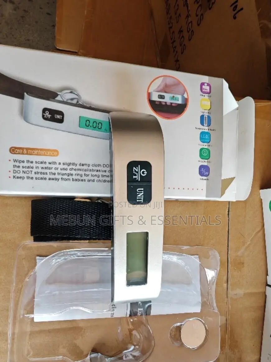 Portable Travel Luggage Weighing Scale - 2pcs