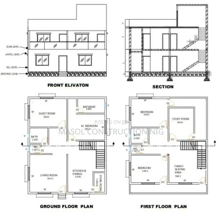 Building Elevation and Floor Plan Services