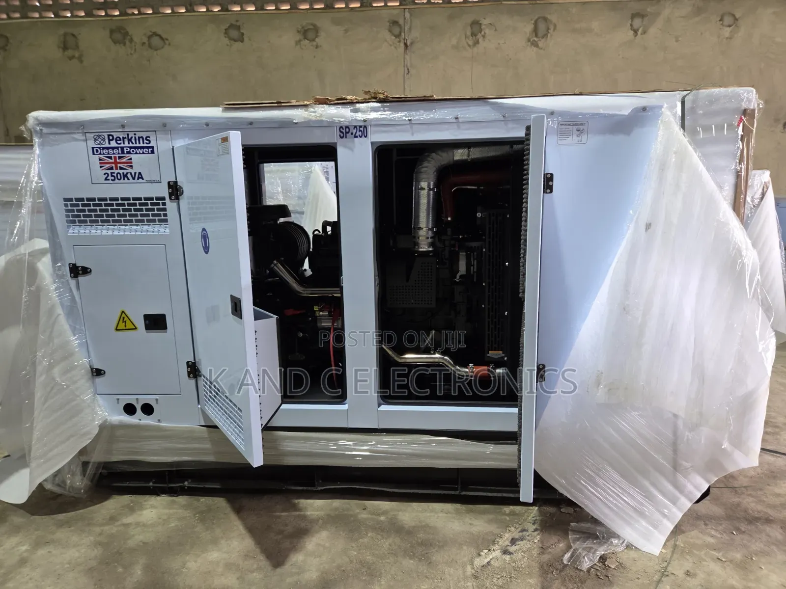 Heavy Load 250kVA Perkins Diesel Generator – Copper Coil