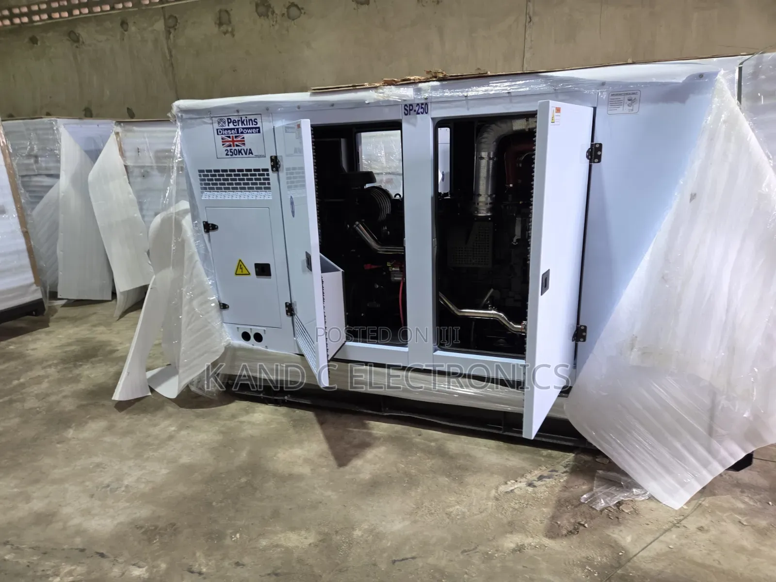 High Quality 250kVA Perkins Diesel Generator  Copper Coil