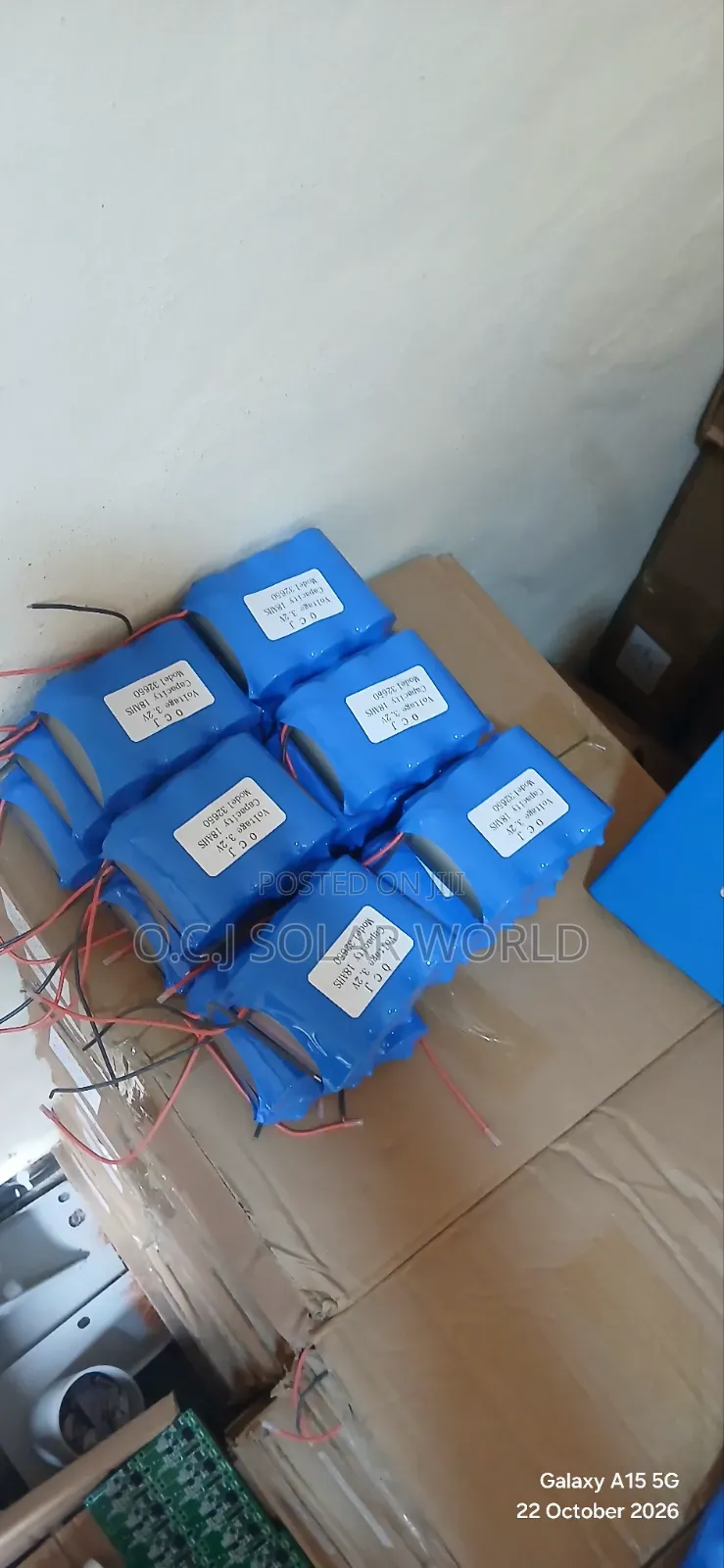 3 in One Lithium Battery 3.2volts O C J Product