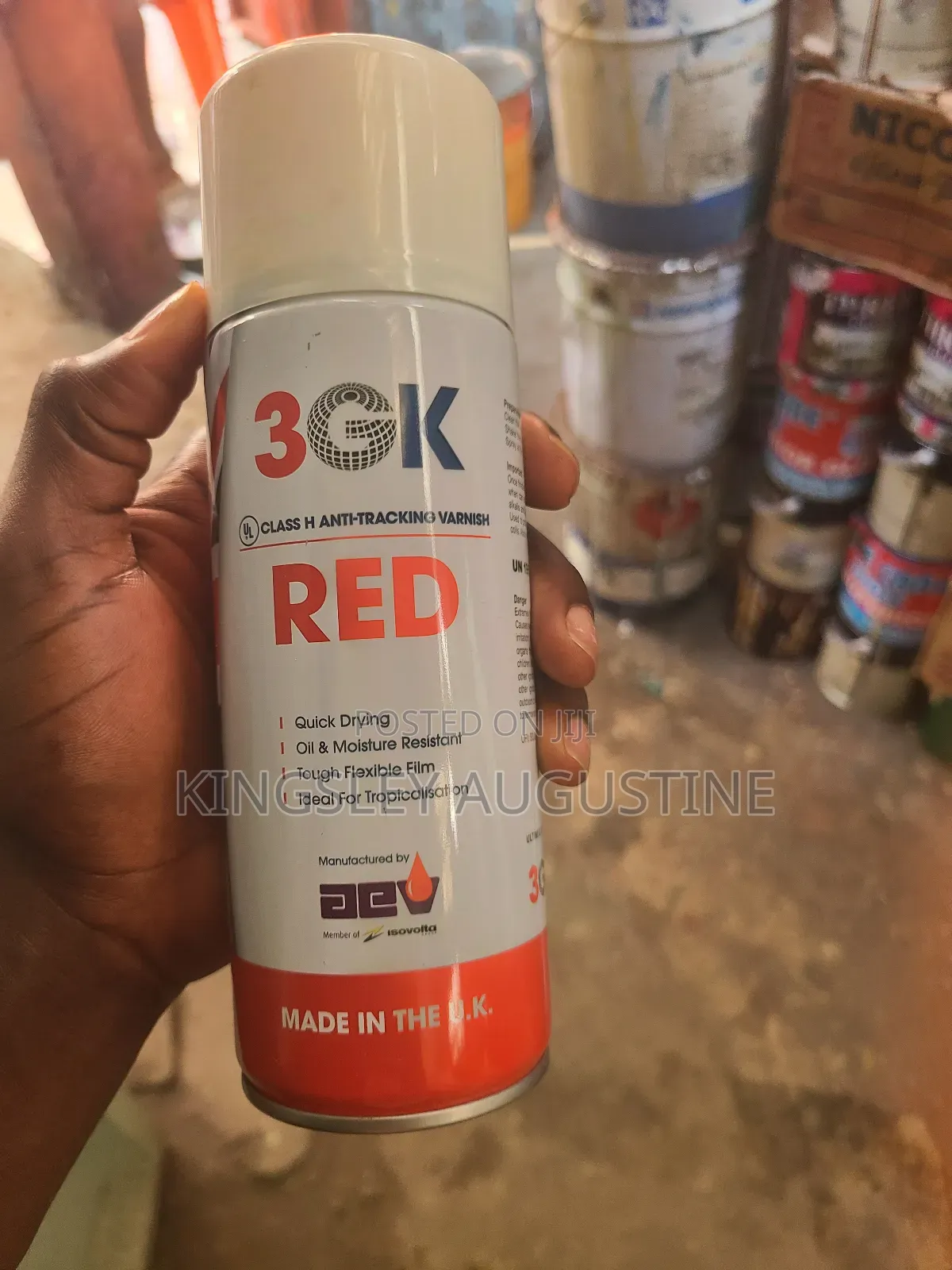 3gk Class H Anti-Tracking Varnish Red