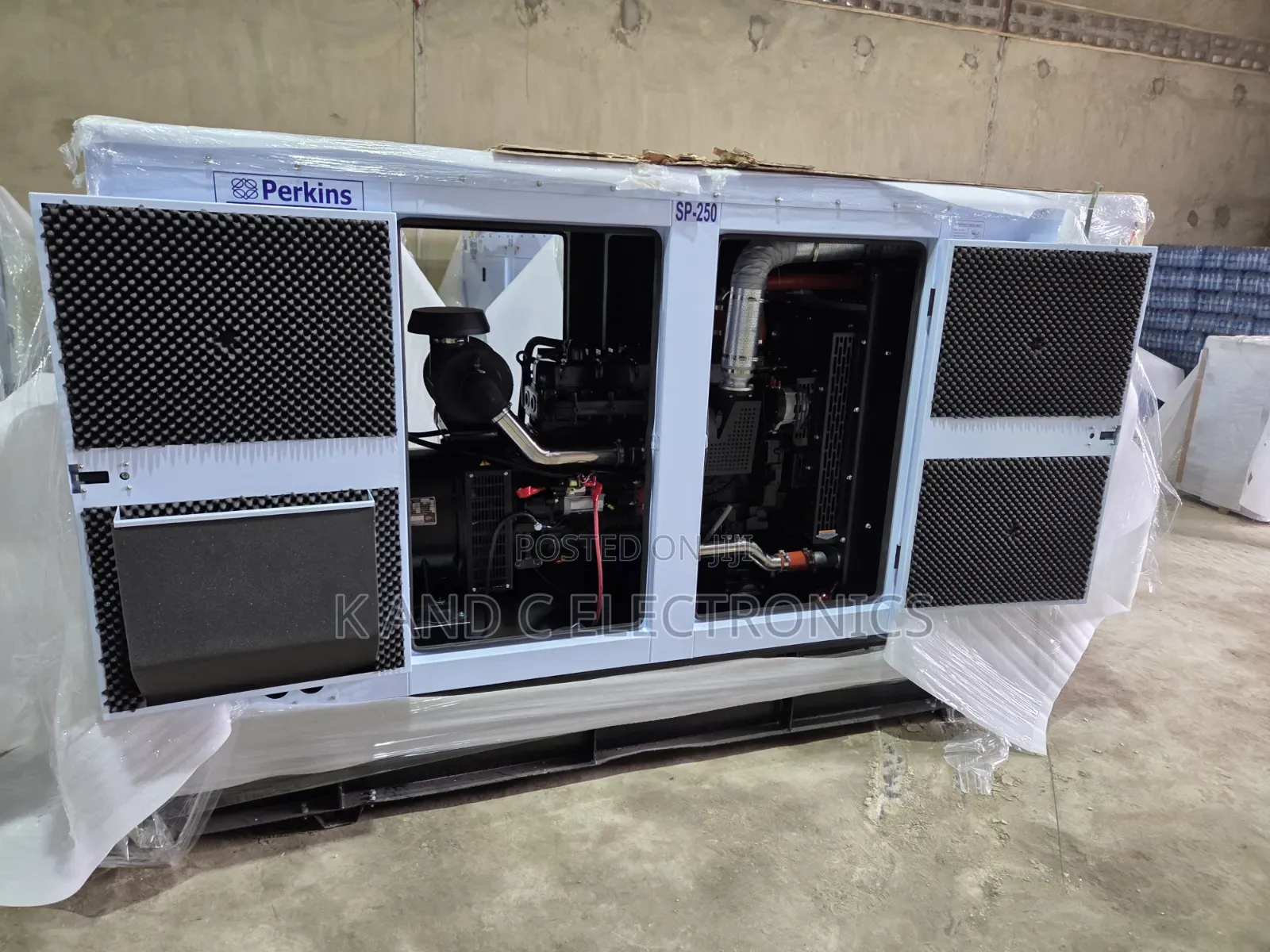 Reliable Backup Power – 250kVA Perkins Diesel Generator