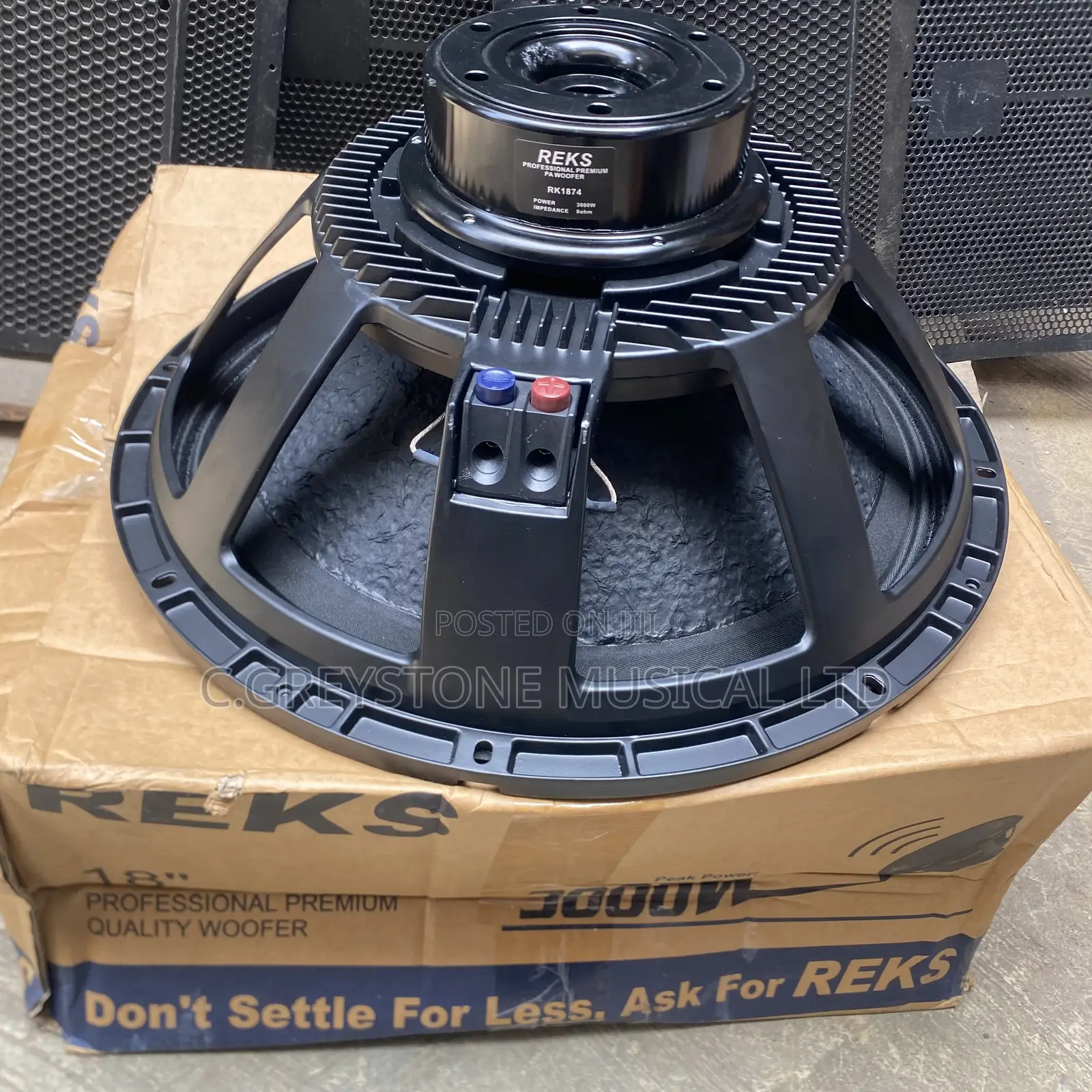 REKS 18inches NEODYMIUM Magnetic Linearry Speaker