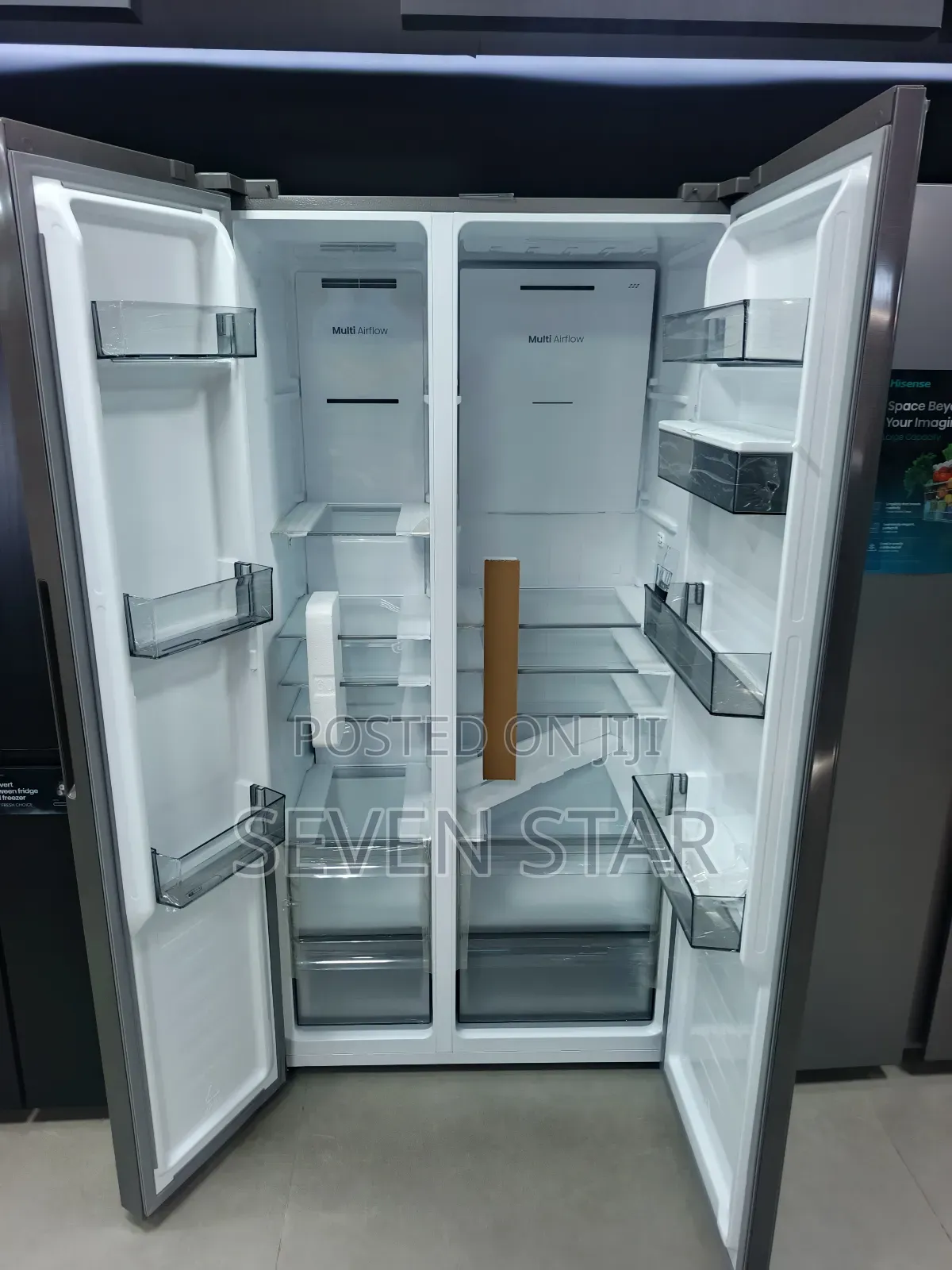 Hisense Side by Side Refrigerator 540L Ref71W