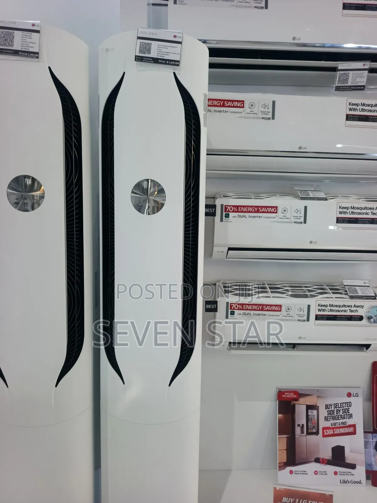 LG 2hp Floor Standing Smart Inverter (Twin 
Tower) Lgfs2hpn2xa0
