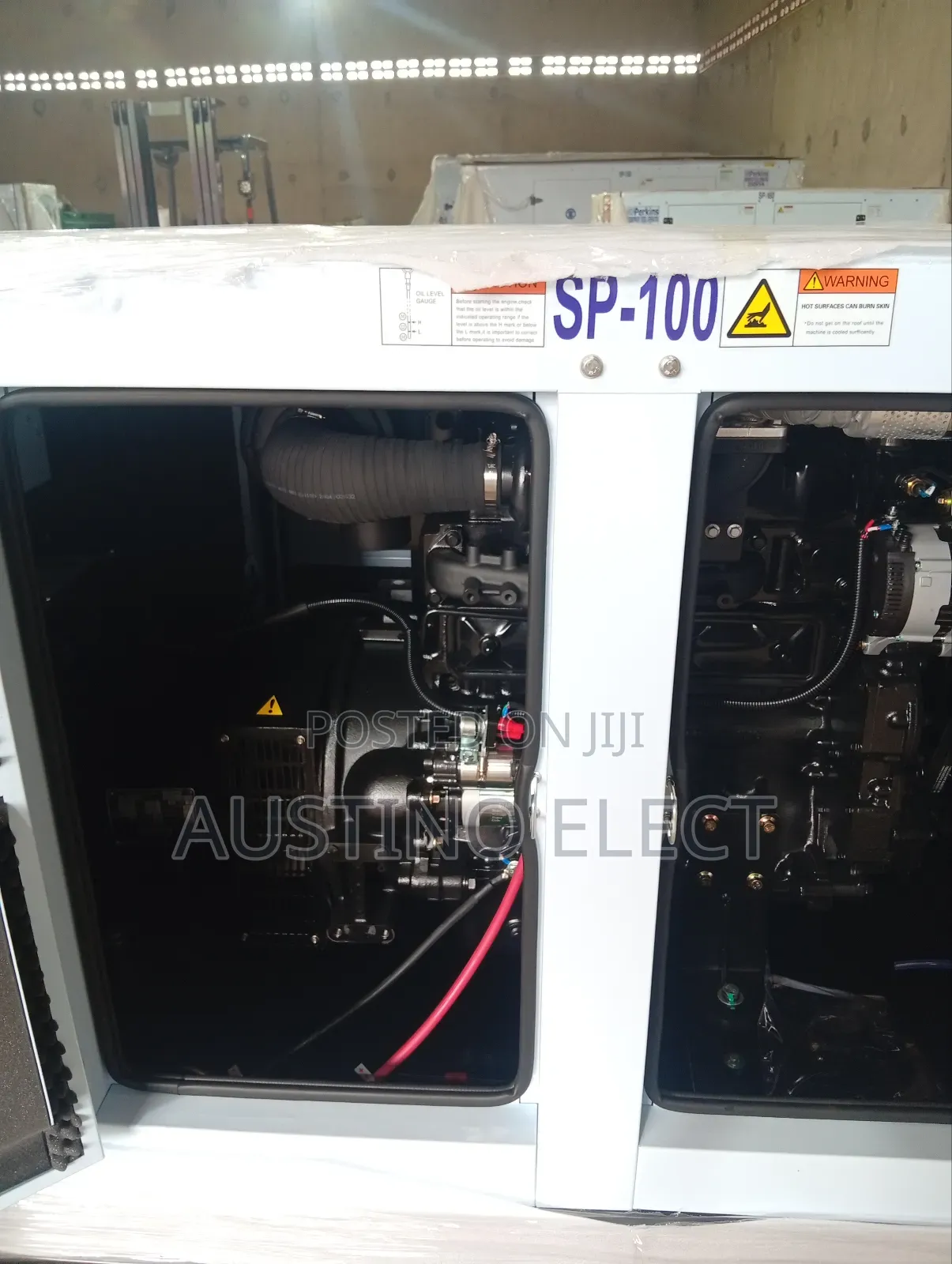 Original Sp Perkins Engine Soundproof Generator.