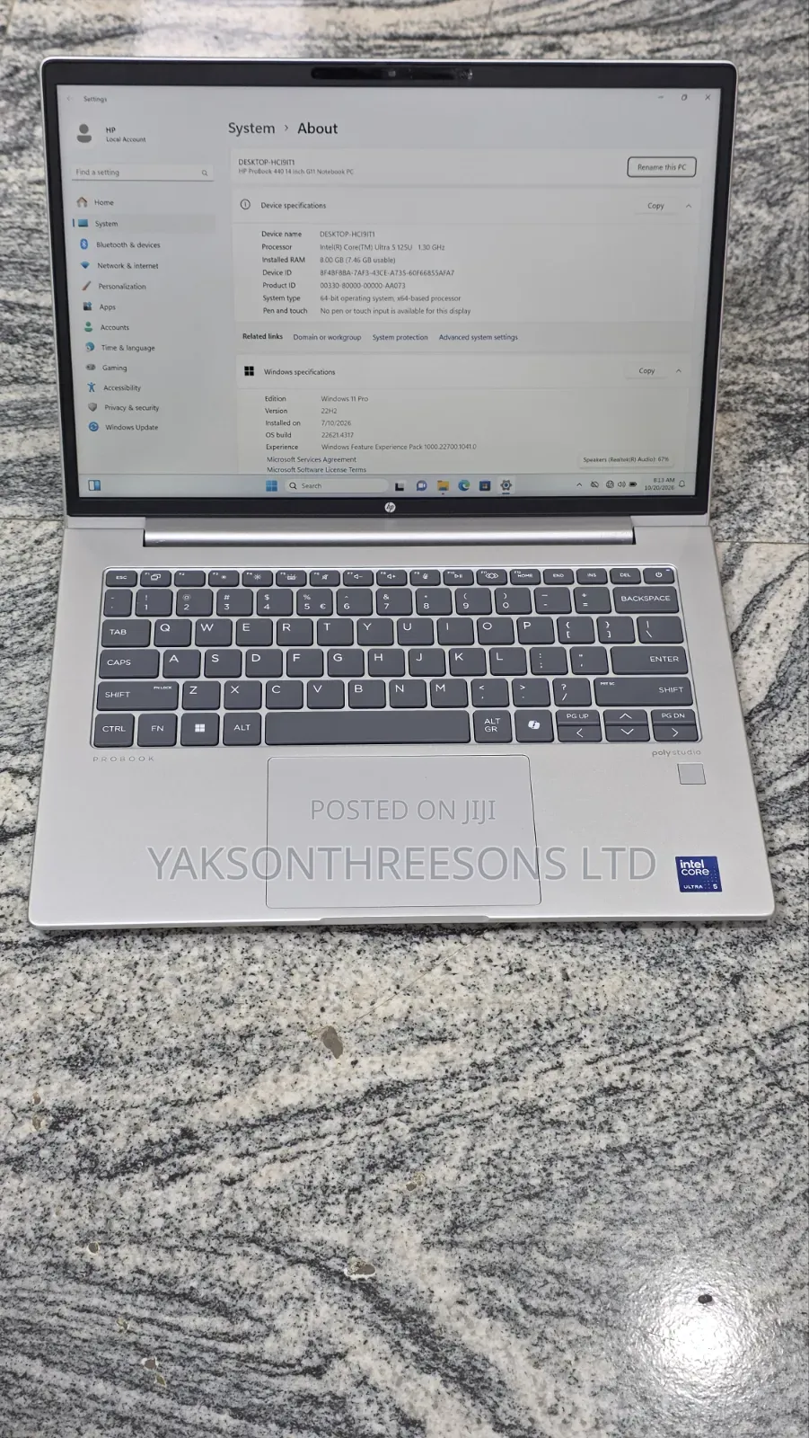 Laptop HP ProBook 440 8GB Intel Core Ultra 5 SSD 512GB