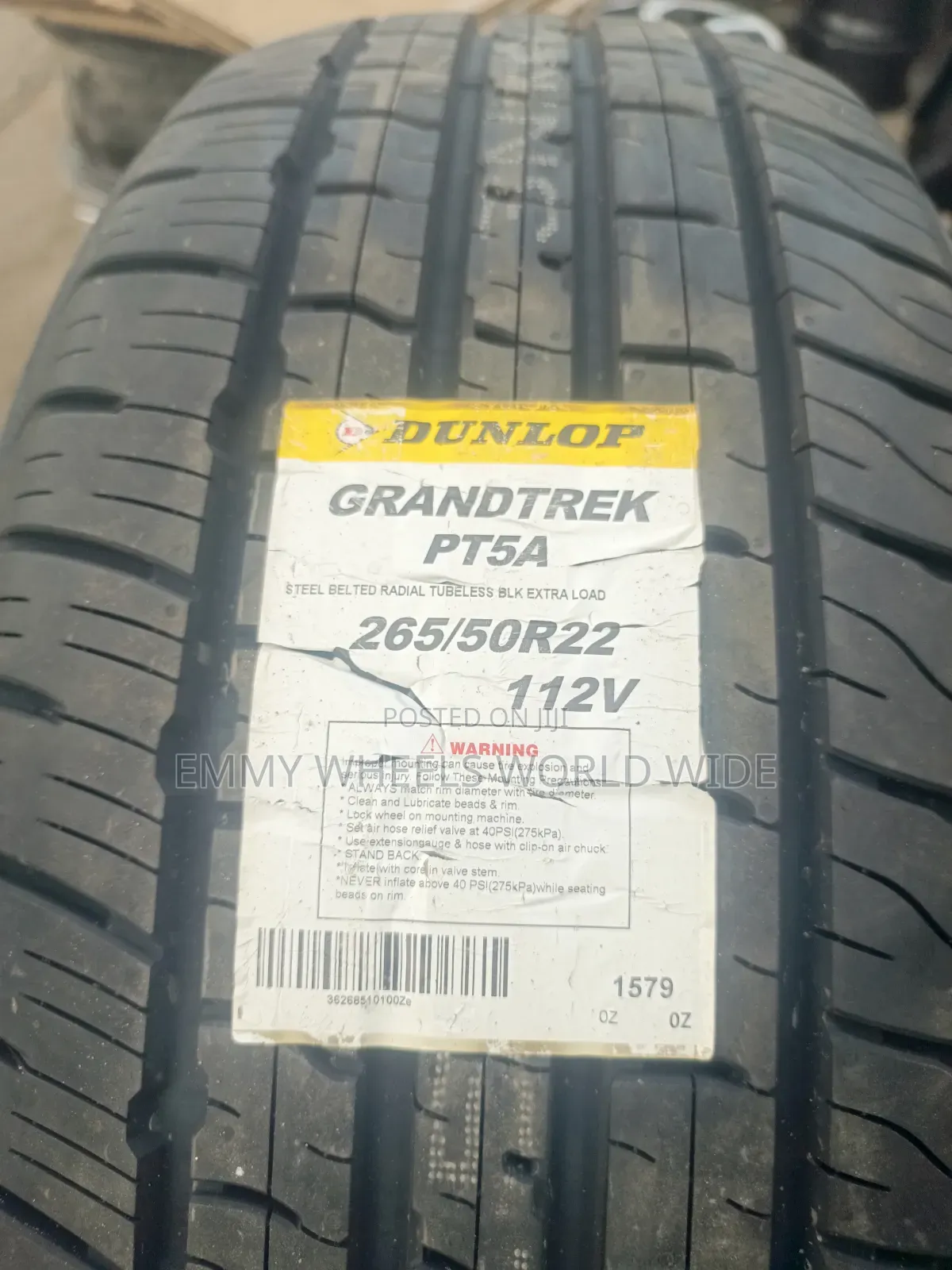 Lexus Lx600 265/50r22 Original Dunlop Sport Available in Stock