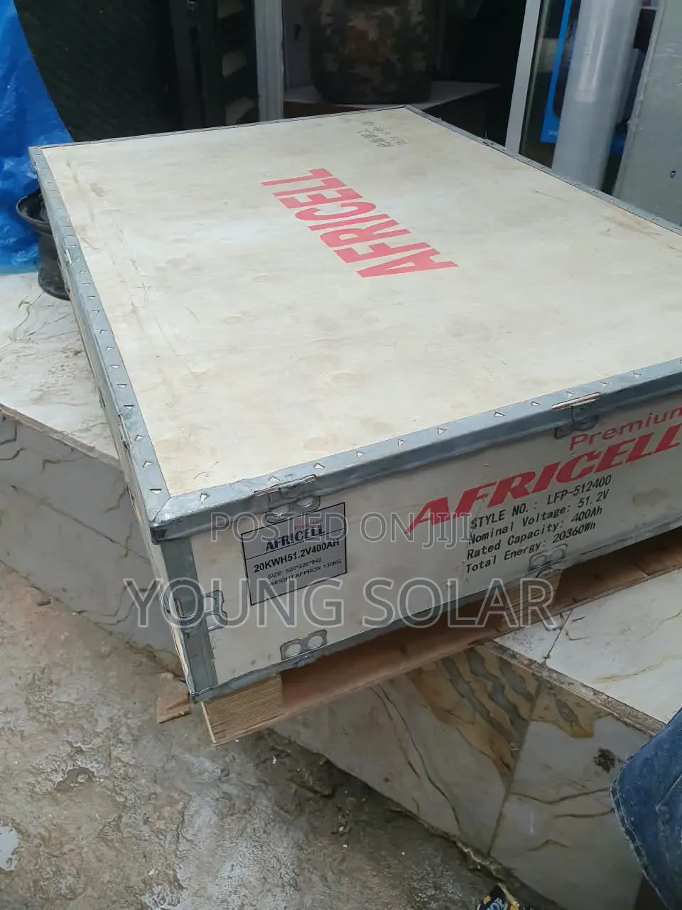 20kwh 51.2v 400ah Lithium Ion Batteries Africell