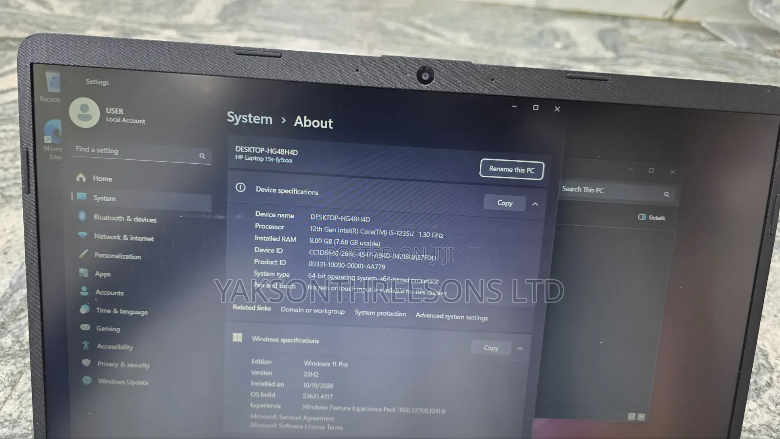 Laptop HP 15 12GB Intel Core i5 SSD 512GB